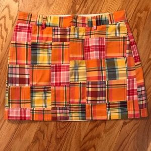Ralph Lauren Madras Mini Skirt